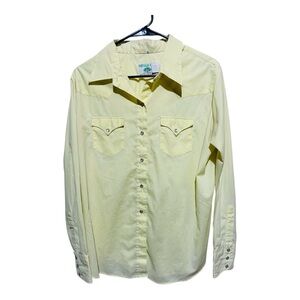 Women’s Vintage Mesquite Snap Down Western Shirt Sz Large